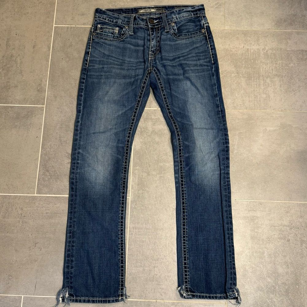 BKE Buckle Aaron Men's Jeans Blue Tag Size 29S (31 x 31 actual) Straight